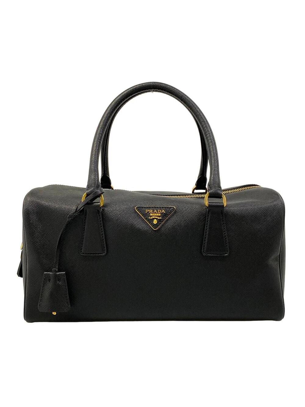 Prada Black Saffiano Leather Handbag #338348P15B